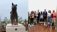 ¿Hachiko en Perú? Miraflores inaugura parque con estatua en honor a fiel perrito que esperó a su dueño en el mismo lugar tras su muerte
