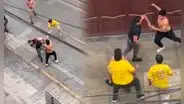 Violenta pelea entre cuatro hombres comenzó porque no dejaron pasar a un camión de helados en Surquillo: "Esperaron como una hora"