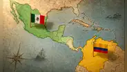 ¿Sabías que México y Colombia compartieron frontera durante 14 meses? Así era el mapa de ambos países hace más de 200 años