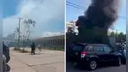 Incendio de grandes proporciones consume inmediaciones del hospital Honorio Delgado en Arequipa