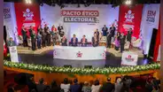 Candidatos a la alcaldía de Lima firman Pacto Ético Electoral: solo 19 postulantes asistieron al evento