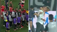 Clasificación de Cienciano terminó en pelea: jugadores de Botafogo fueron contra Horacio Melgarejo tras el pitazo final