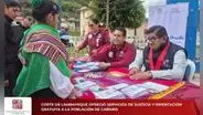 Corte de Lambayeque acerca servicios de justicia y orientación gratuita a Cañaris