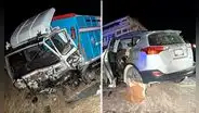 Pareja de esposos y su hijo mueren a bordo de su auto tras chocar contra camión en la vía Juliaca-Cusco