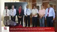 Corte de Lambayeque recibe visita de supervisión en gestión de riesgo de desastres