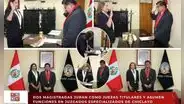 Dos magistradas juraron como juezas titulares y asumieron funciones en juzgados de Chiclayo