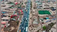 Demuelen viviendas ocupados por años en Puente Piedra para ampliar vías de la Panamericana Norte