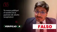 Diputado Christian Aranda sí difundió el nombre de una paciente que iba a ser sometida a un aborto terapéutico y luego eliminó la publicación