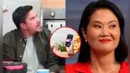 Gabriel Calvo se pone nervioso cuando intentan exponer en vivo su conversación con Keiko Fujimori: "Me vas a meter en problemas"