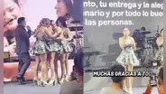 Briela Cirilo sorprende a todos al anunciar en pleno concierto que no va más en Corazón Serrano: "Esta etapa la llevo en mi corazón"
