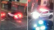 Cámaras captan patrulla PNP siguiendo ruta de vehículo de asesinos previo al ataque contra minero Jenss Lara en Trujillo