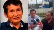 Óscar Custodio, dueño de La Bella Luz, pierde los papeles con la prensa y agrede a periodista al llegar a la Fiscalía por caso Naldy Saldaña