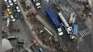 Choque múltiple causa intenso tráfico en la Panamericana Norte: accidente deja un chofer muerto