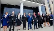 Corte de Sullana realiza ceremonia de izamiento del Pabellón Nacional y bandera de Sullana