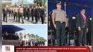 Corte de Lambayeque participa en ceremonia por aniversario de la DIVINCRI