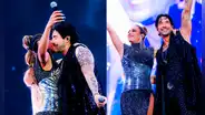 ¡De la ficción a la realidad! Protagonistas de ‘La reina del flow’ emocionan con beso apasionado durante concierto en Lima