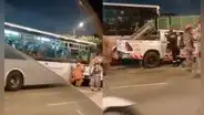 Patrullero de la Policía Nacional chocó contra bus del Metropolitano y dejó un herido en Cercado de Lima