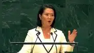 Keiko Fujimori reitera en calificar como organizaciones terroristas a grupos criminales en Asamblea General de la ONU