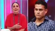 Rebeca Escribens le pide perdón en vivo a Christian Domínguez tras tildarlo de "adefesio" en televisión: "Me doy asco y vergüenza"
