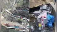 Camioneta cae varios metros al río Tishgo tras despiste en la Carretera Central: dos personas quedan heridas de gravedad