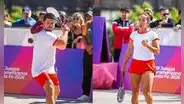 Doble oro para el Perú: Kevin Martínez y Valeria Garcés brillan en paleta frontón en Santa Fe 2026