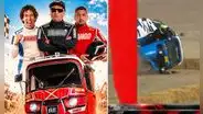 Ricardo Mendoza sufre aparatosa volcadura de su mototaxi en vivo en plena carrera contra Jorge Luna