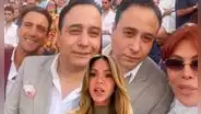 Magaly Medina reaparece en España y tiene inesperado encuentro con Antonio Pavón y 'Sir Winston', exparejas de Sheyla Rojas
