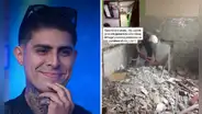 Paul Michael impacta al destruir la casa de su abuela y revela el motivo: “Poniéndome los pantalones”