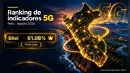 Bitel lidera ranking 5G de OSIPTEL en agosto
