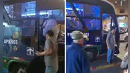 Ataque a bus de la empresa Machupicchu en la av. Universitaria deja heridos a chofer y pasajera