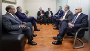 Ahora Nación se reunió con el premier Galarreta para revisar el pedido de facultades horas antes de su debate en Constitución
