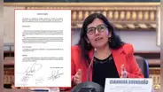 Fuerza Popular busca censurar a Giannina Avendaño por demora en el dictamen de facultades