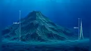 El gigantesco monte submarino entre Perú y Chile que se eleva más de 2,4 km y triplica la altura del edificio más alto del mundo