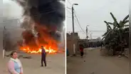 Desalojo en Carabayllo: PNP y vecinos se enfrentan por retiro de más de 400 predios en Torre Blanca