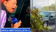 Atropellan a reportera y camarógrafo en pleno programa EN VIVO y genera conmoción: terrible hecho quedó grabado en video