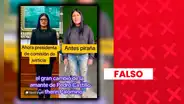 Es falso que Catherin Palomino aparezca en una antigua foto con un arma blanca: imagen fue generada con IA