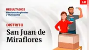 Resultados en San Juan de Miraflores, según la ONPE: conoce quién es el virtual alcalde del distrito