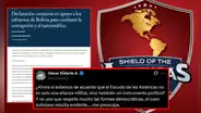 Vidarte sobre el Escudo de las Américas tras detención de fiscal en Bolivia: "Es un instrumento político"