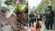 Hallan a hombre con quemaduras en acantilado de la Costa Verde en medio del incendio