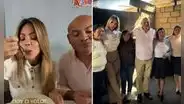 Sheyla Rojas sorprendió en primer desayuno electoral junto a Joaquín Ramírez en comedor popular: "Con las mujeres que cocinaron con amor"