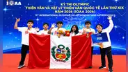 Entre más de 60 países del mundo: escolares peruanos ganan tres medallas de bronce en Olimpiada de Astronomía en Vietnam