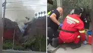 Identifican a hombre herido por incendio en la Costa Verde: PNP lo considera presunto sospechoso del siniestro