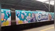 BTS llega a la Línea 1 del Metro de Lima: así luce el nuevo diseño del tren creado por fans para Jimin