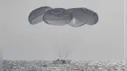 Los astronautas de la misión Crew-12 de la NASA y SpaceX amerizan con éxito tras 8 meses en el espacio