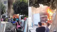 Incendio en Santa Anita: fuego consume bus de transporte público cerca del mercado Andahuaylas