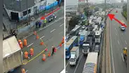 Accidente en Vía Evitamiento deja un fallecido y genera restricción de carriles a la altura del puente Huascarán