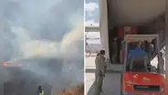 FAP envía avión Spartan y helicóptero MI-17 para combatir incendio forestal en Cusco