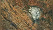 Un astronauta de la Estación Espacial detecta una gigante extensión de roca similar a la de la Luna en la Tierra