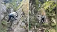 Turista ucraniano queda atrapado en montaña cerca de Machu Picchu: policías logran rescatarlo