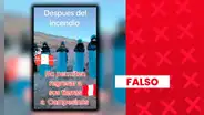 Es falso que la Policía impida a campesinos regresar a sus casas tras los incendios forestales: video muestra disputa con minera Antapaccay